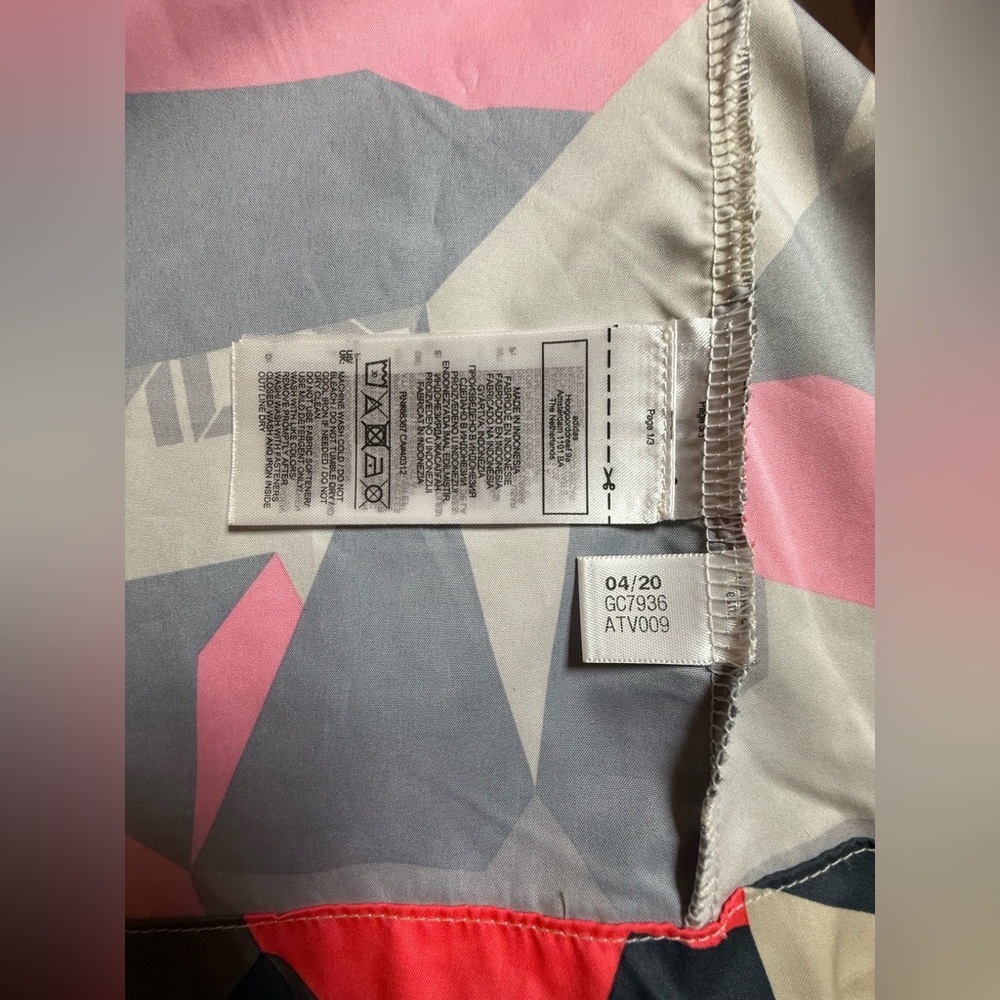 Adidas Women’s Running Windbreaker Jacket - Bold Geometric Print - Picture 7 of 11